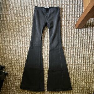 Free People Black Flare Jeans